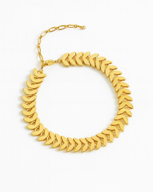 Pulseira Escama Dourada