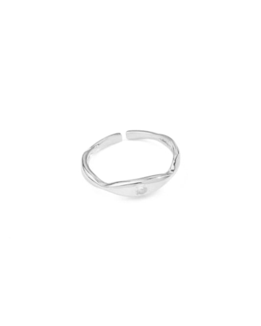 Anel Ajustável Minimal Prata