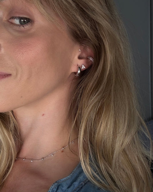 Brinco Argola Lis M Prata