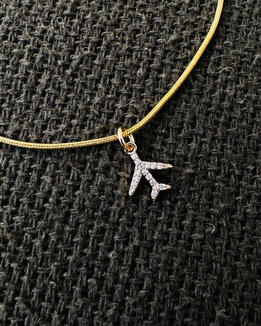 Charm Avião Dourado