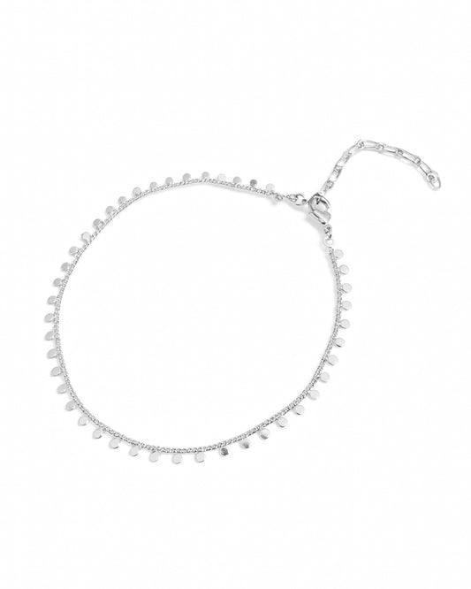 Tornozeleira Jade Prata