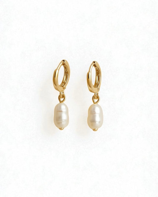 Argolinha com Pérola Delicate Dourado