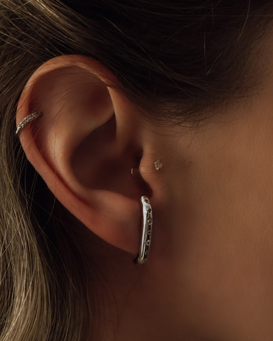 Ear Hook Unique Prata