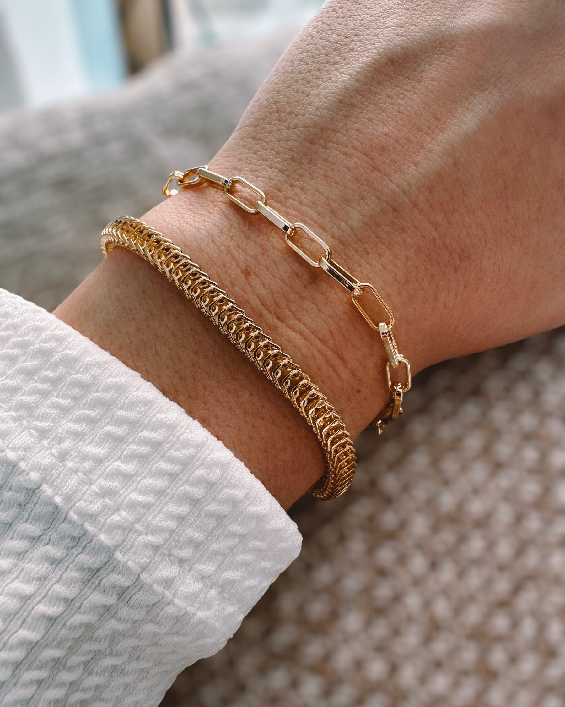 Pulseira Elos Dourada