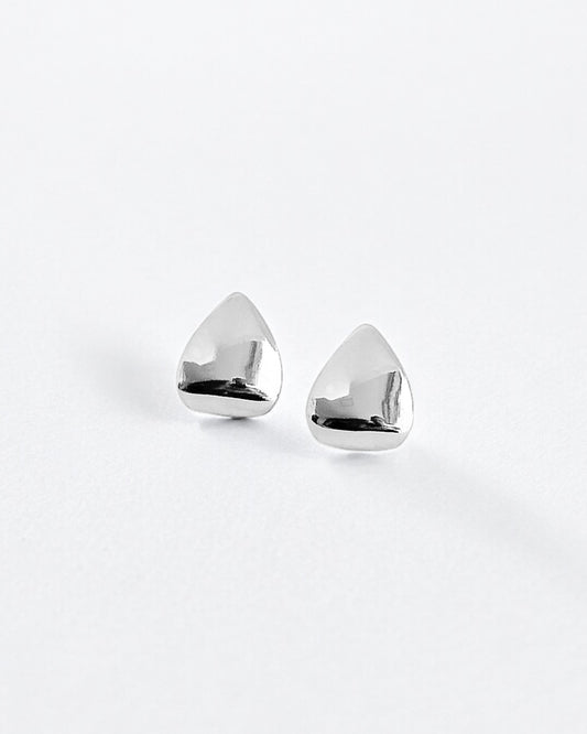 Brinco Argola em Gota Prata