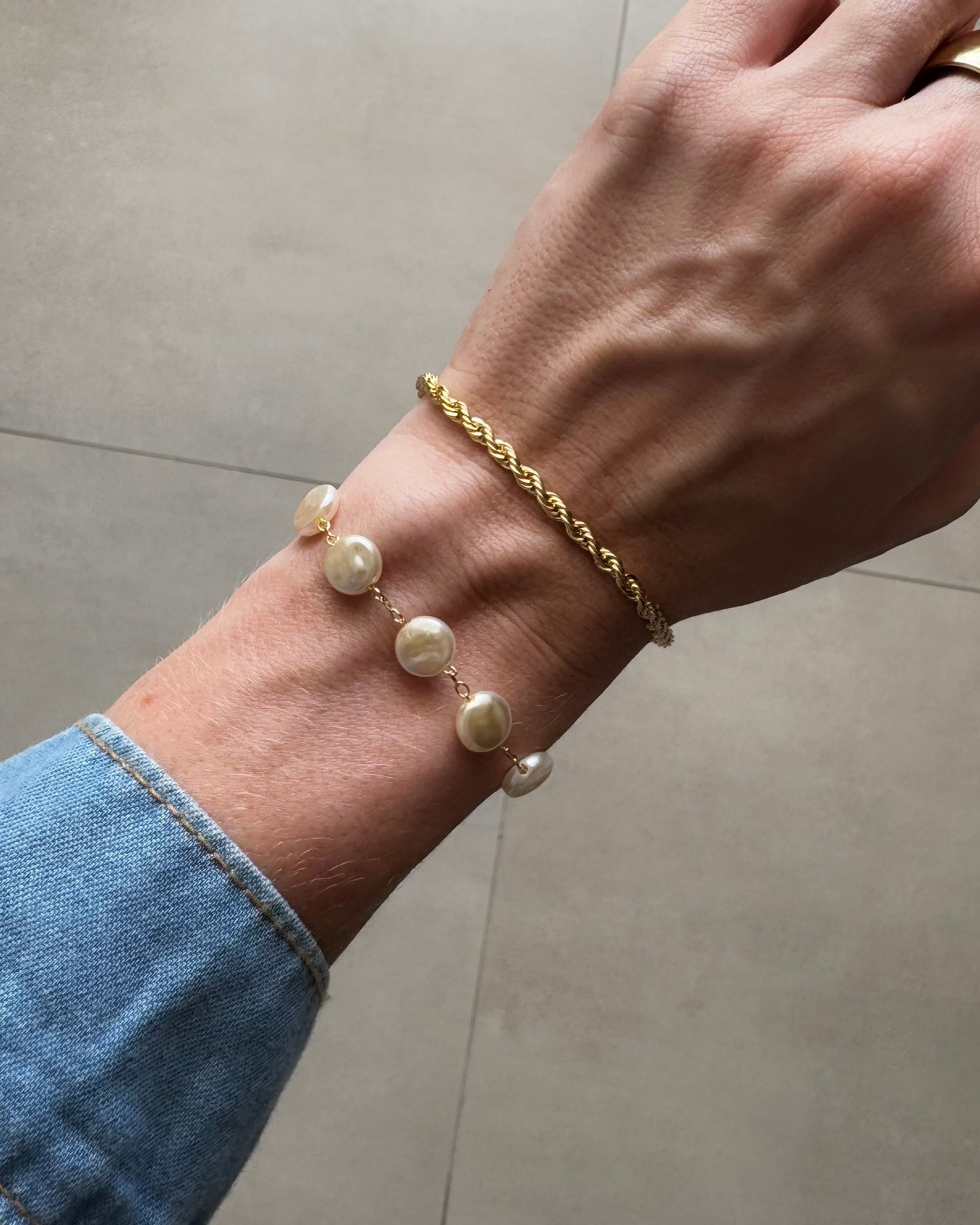 Pulseira Perla Dourada