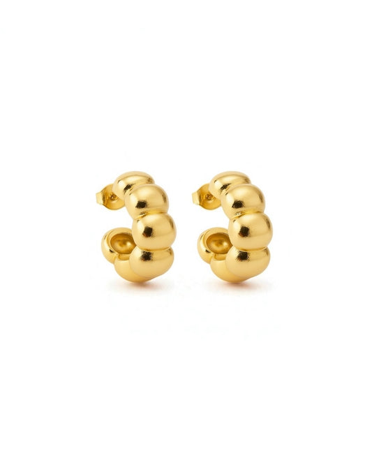 Brinco Argola Buds Dourado