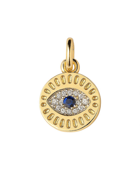 Charm Olho Grego Dourado