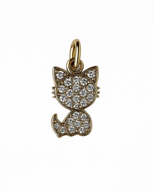 Charm Cat Dourado