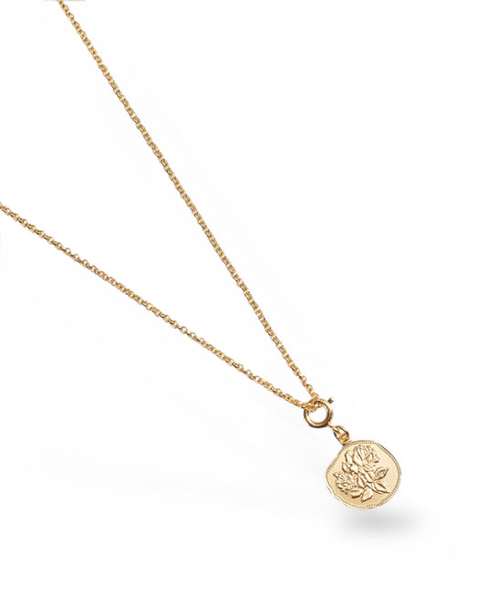 Colar Rosas Dourado