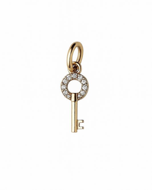 Charm Chave Dourado