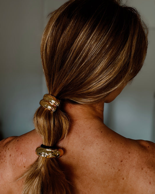 Elástico de Cabelo Mary Dourado