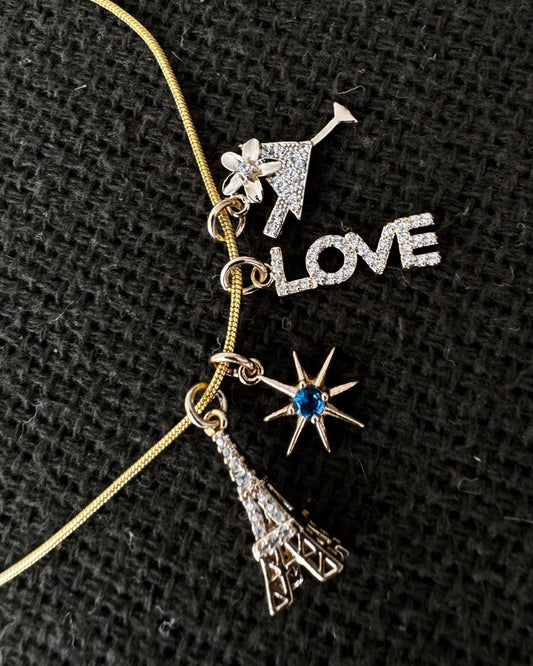 Charm Love Dourado