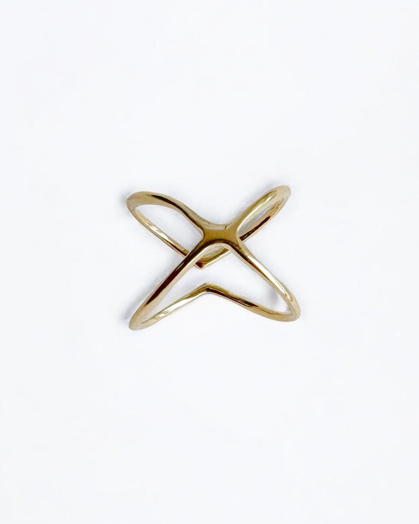 Anel Falange Nave Dourado