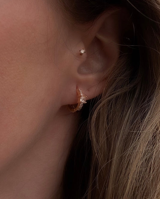 Brinco Argola Zoe Dourado