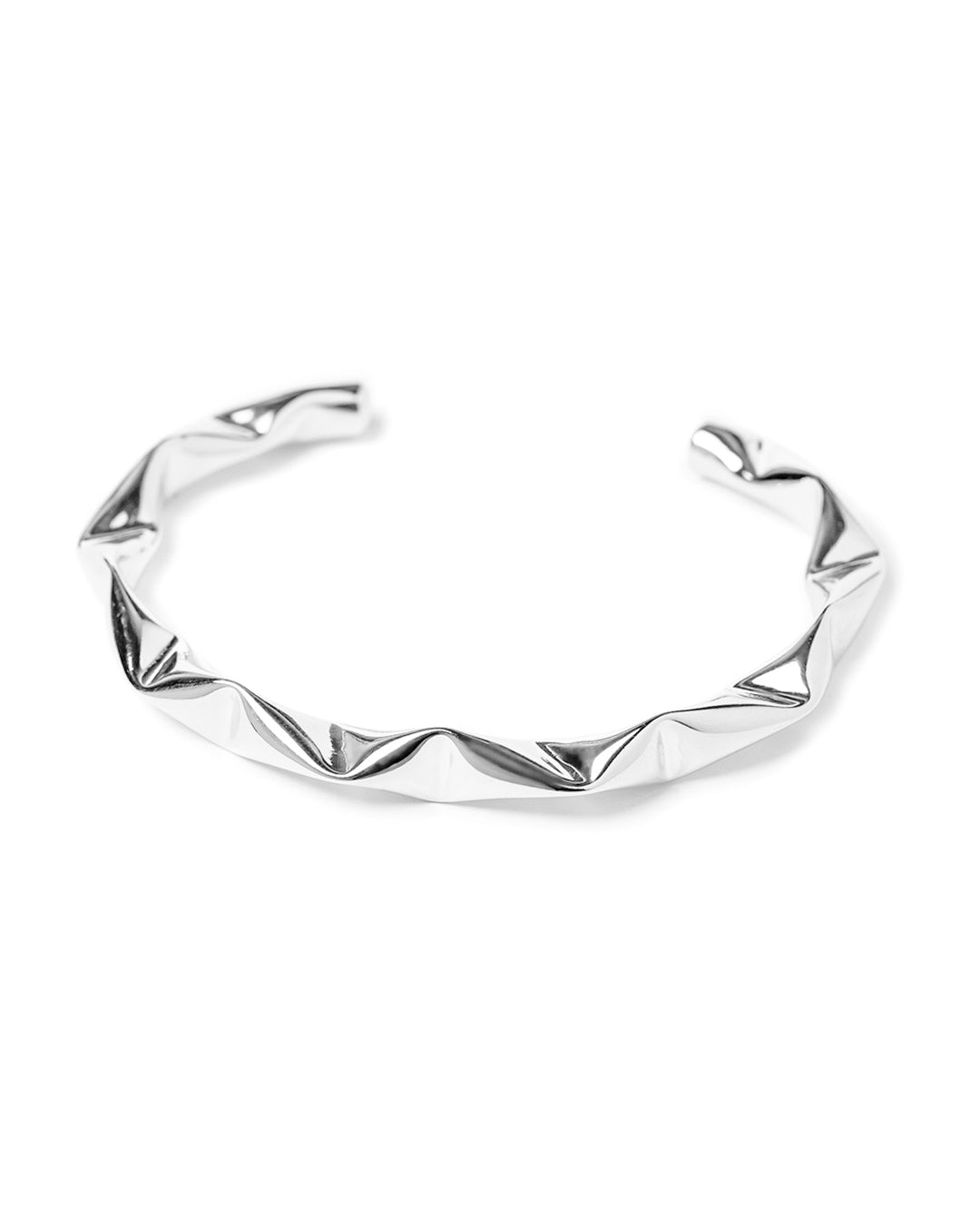 Bracelete Martelado Prata
