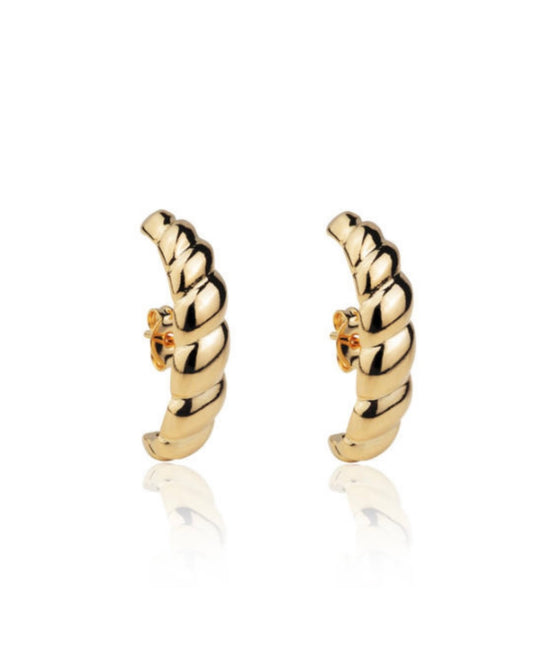 Ear Hook Croissant Dourado