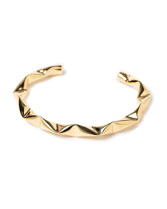 Bracelete Martelado Dourado