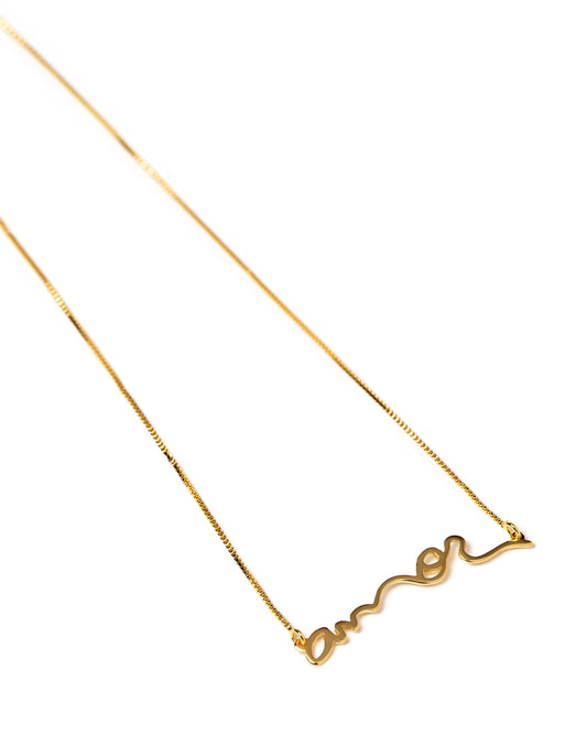 Colar Amor Dourado