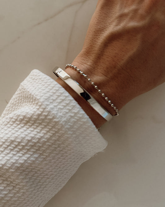 Bracelete Liso Prata