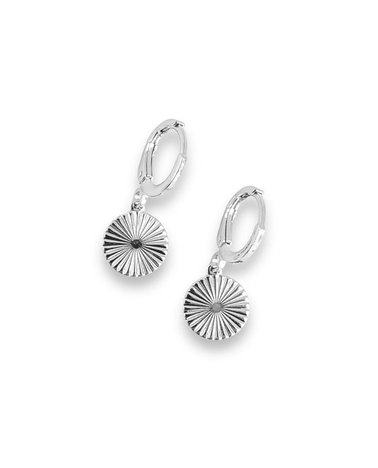 Brinco Argolinha Coin Prata