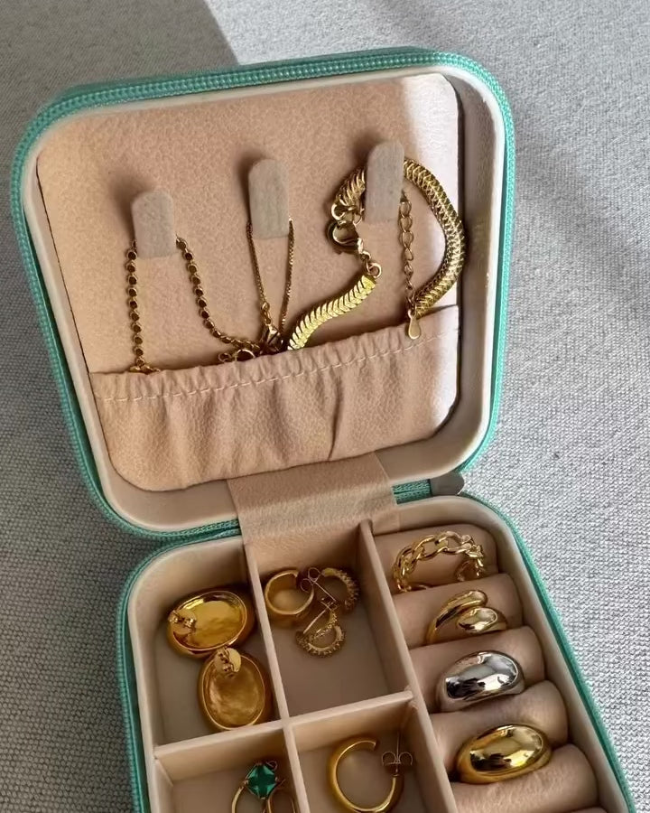 Porta-joias para viagem